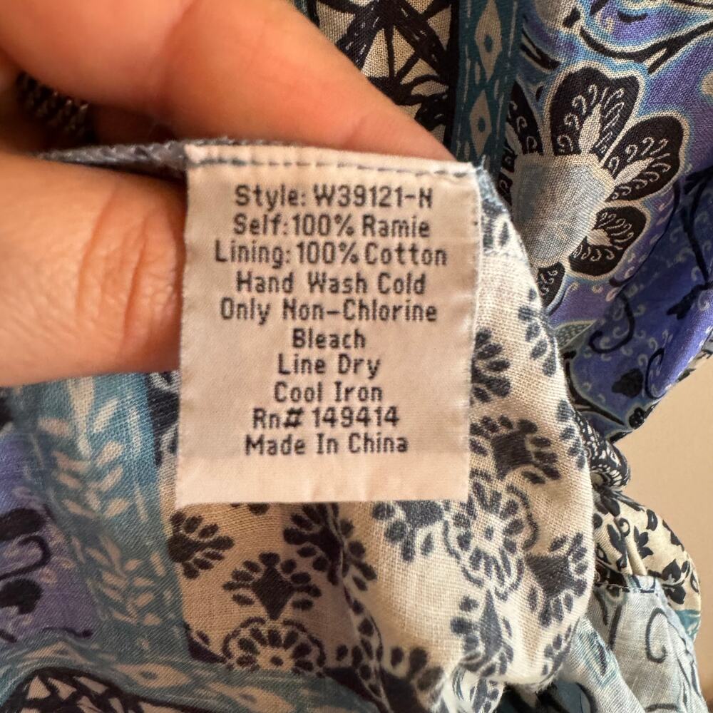 New Johnny Was Marrakesh Patchwork Drawstring Dre… - image 8